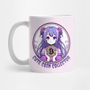 Bitcoin Anime girl for otaku lovers Mug